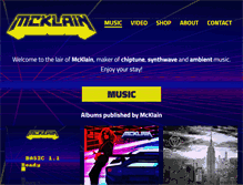 Tablet Screenshot of mcklain.com